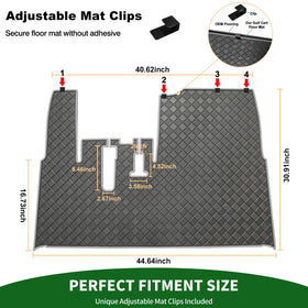 Cartalia easy-clean surface rinses clean for a fresh finish.