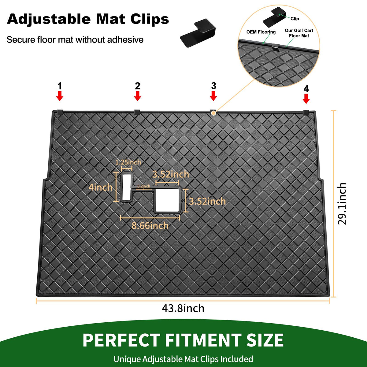 Cartalia 8mm natural rubber resists cracking and deformation