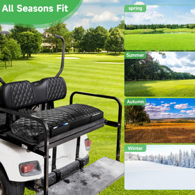 Cartalia rear-seat storage pocket keeps keys and phones within easy reach.