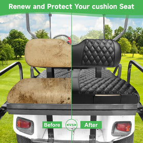 Cartalia spacious back-rest and bench covers offer comfortable padding and enhanced durability.
