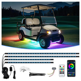 Cartalia underbody lights for golf cart illuminate night rides