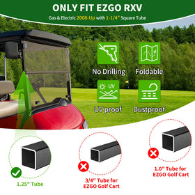 Cartalia fold-down windshield shows airflow and wind protection