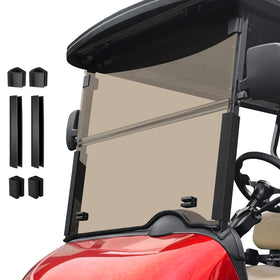 Cartalia front-view windshield for EZGO RXV, enhancing visibility
