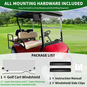 Cartalia high-clarity windshield improves visibility during windy conditions.