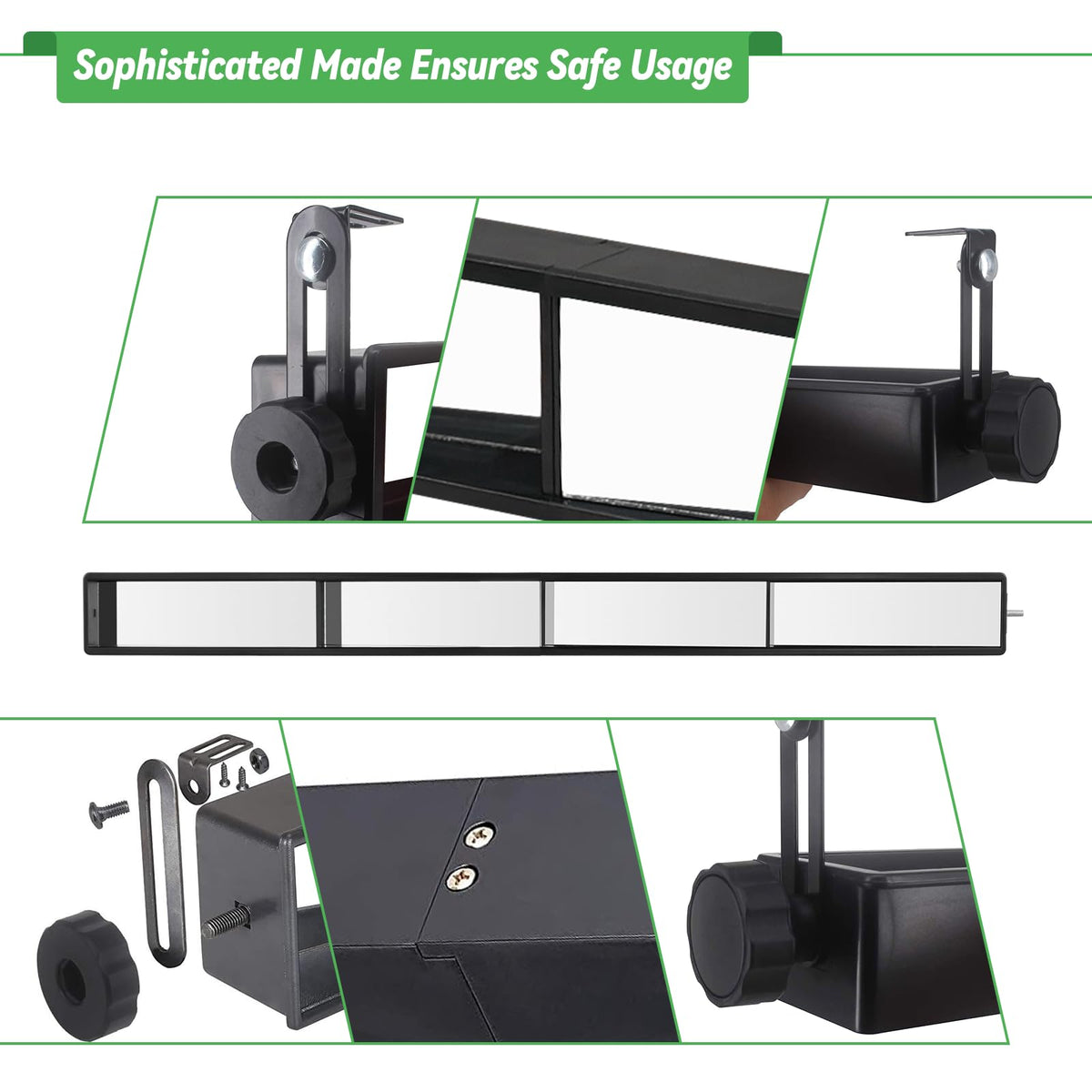 High-density ABS housing adds strength and durability.