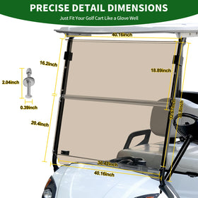 Cartalia windshield includes mounting hardware for quick installation