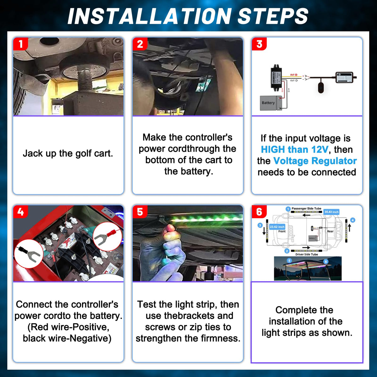 Cartalia installation brackets and screws ensure secure mounting
