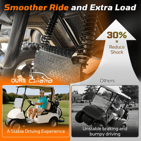Cartalia lift-kit extenders included for rear shock compatibility and alignment.