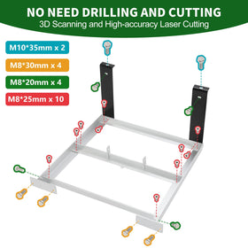 Cartalia no-drilling installation highlight shows bolt-on fit in minutes