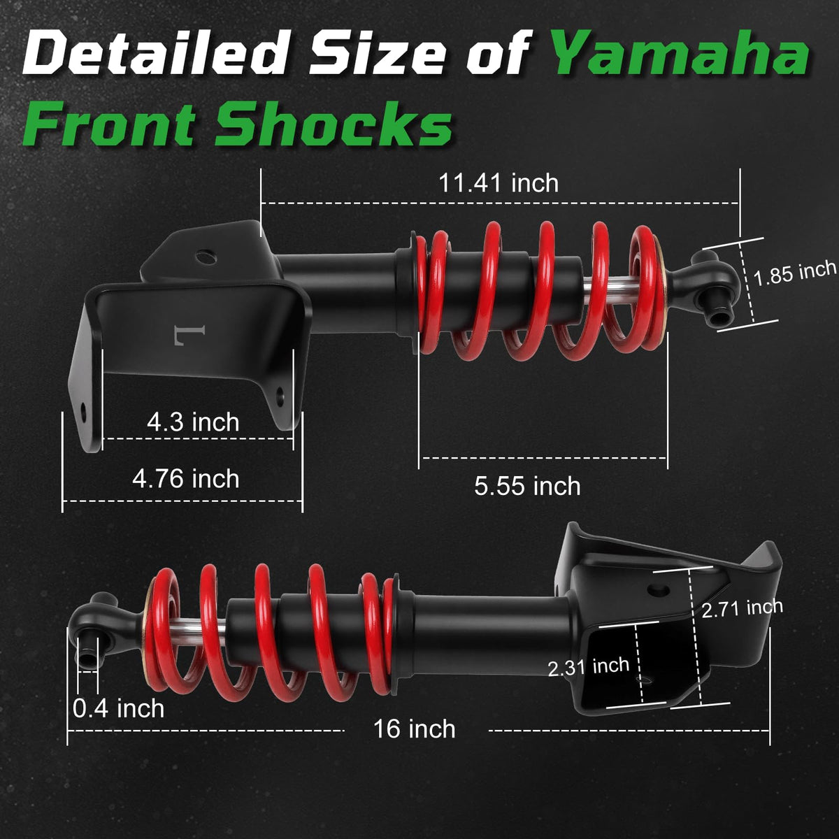 Cartalia preassembled coils simplify front shock installation.