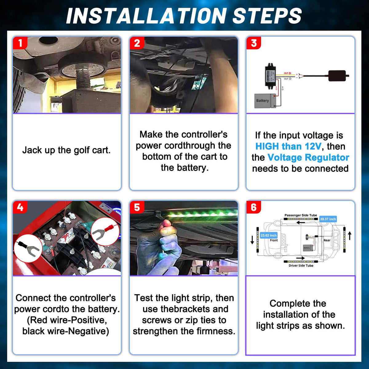 Cartalia remote control included for easy operation