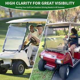 Cartalia includes hardware for quick tool-free installation on a DS golf cart