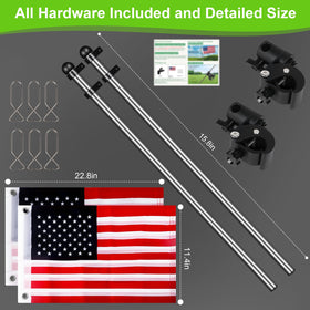 Cartalia included USA flags ready for patriotic displays.