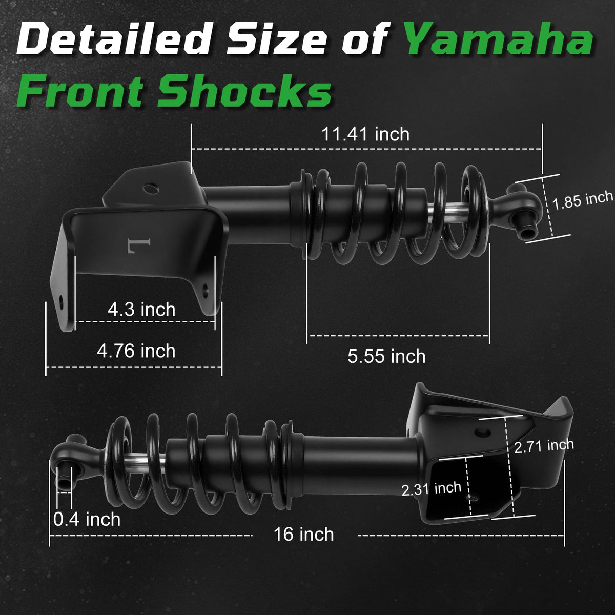 Cartalia vibration-control front shock system absorbs bumps