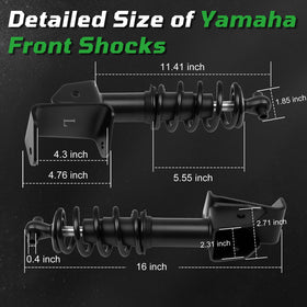 Cartalia vibration-control front shock system absorbs bumps