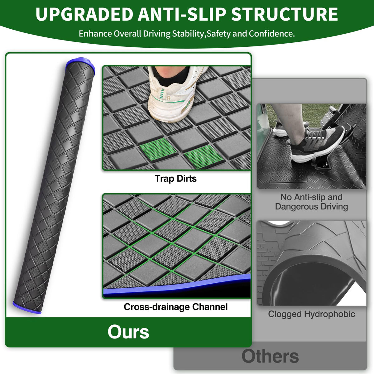 Cartalia Villager floor mat compatible with 1982-2018 models.