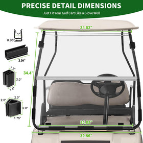 Cartalia windshield demonstrates anti-glare and UV protection during daytime driving.
