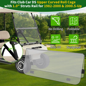 Cartalia windshield assembly kit shows included hardware for tool-free installation.