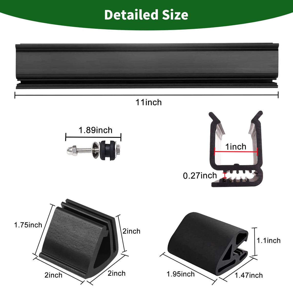 Cartalia windshield kit front rail installation ensures quick, tool-light mounting
