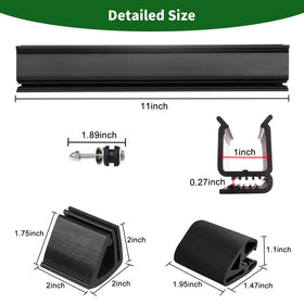 Cartalia windshield kit front rail installation ensures quick, tool-light mounting