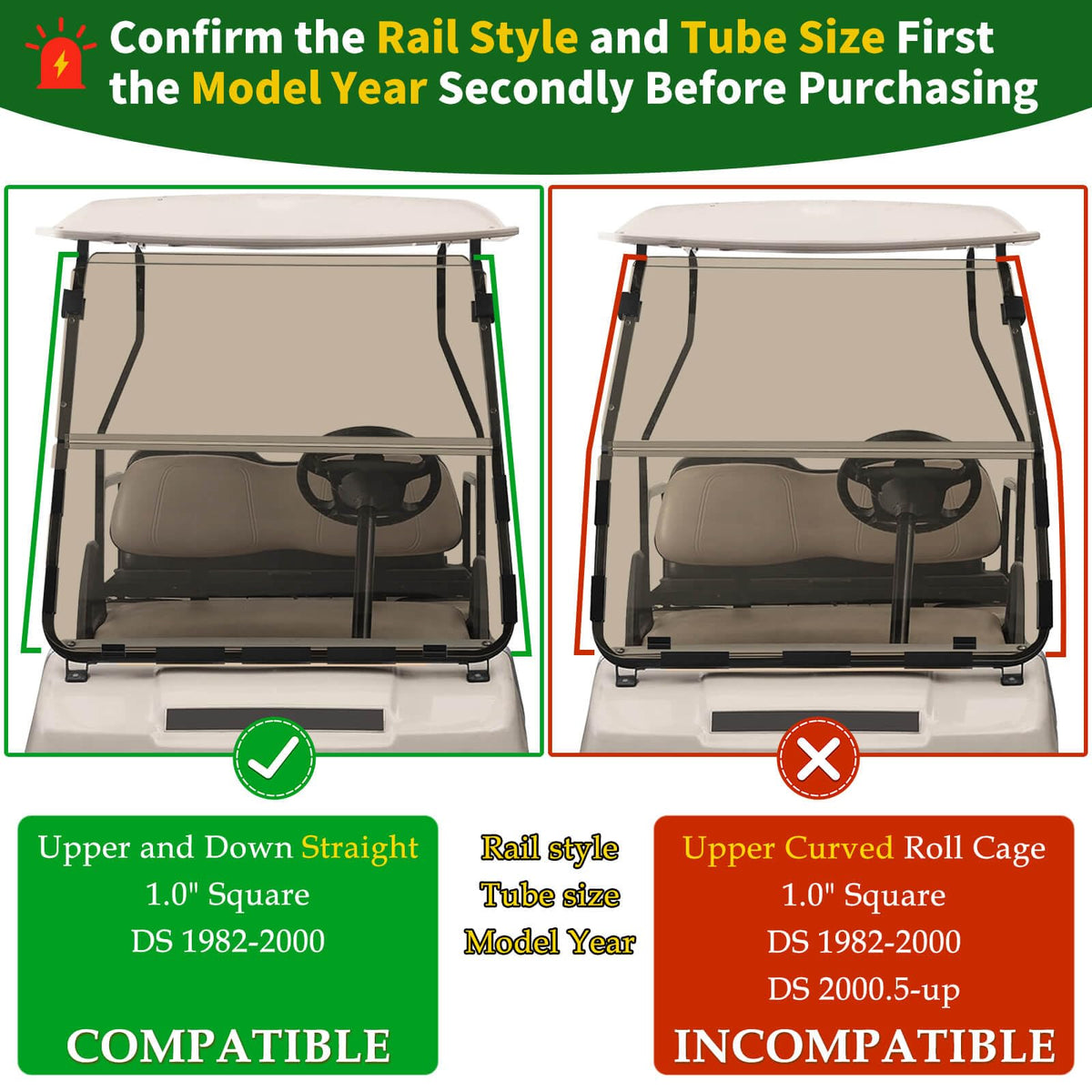 Cartalia windshield folded angle showing breeze mode for comfortable rides.