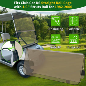 Cartalia windshield with hardware included for quick, tool-free installation.