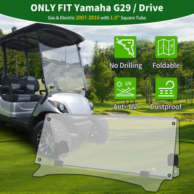 Cartalia windshield with hardware included for quick, tool-free installation.