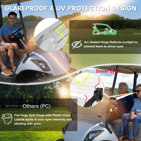 Cartalia windshield shows protective film to prevent scratches before installation.