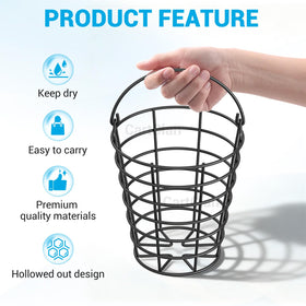 CartClan 2-pack with large capacity holds about 45 balls per basket.