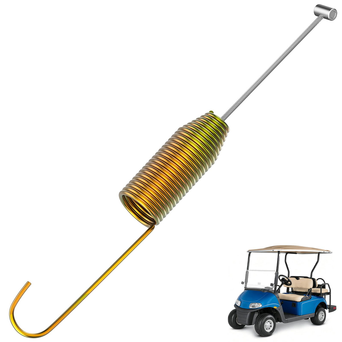 CartClan accelerator pedal return spring for EZGO RXV 2008+ improves pedal return.