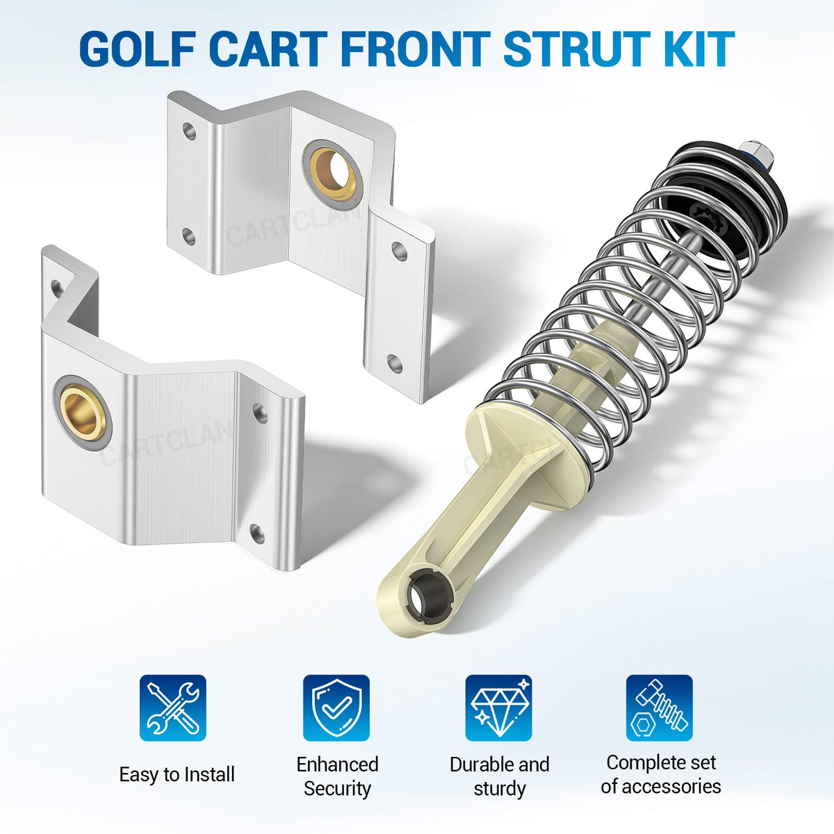 CartClan accelerator rod bracket strengthens pedal support for stable driving