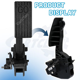 CartClan anti-slip pedal surface detail improves foot stability