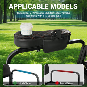 CartClan armrest cup-holder removable for quick cleaning and flexibility.