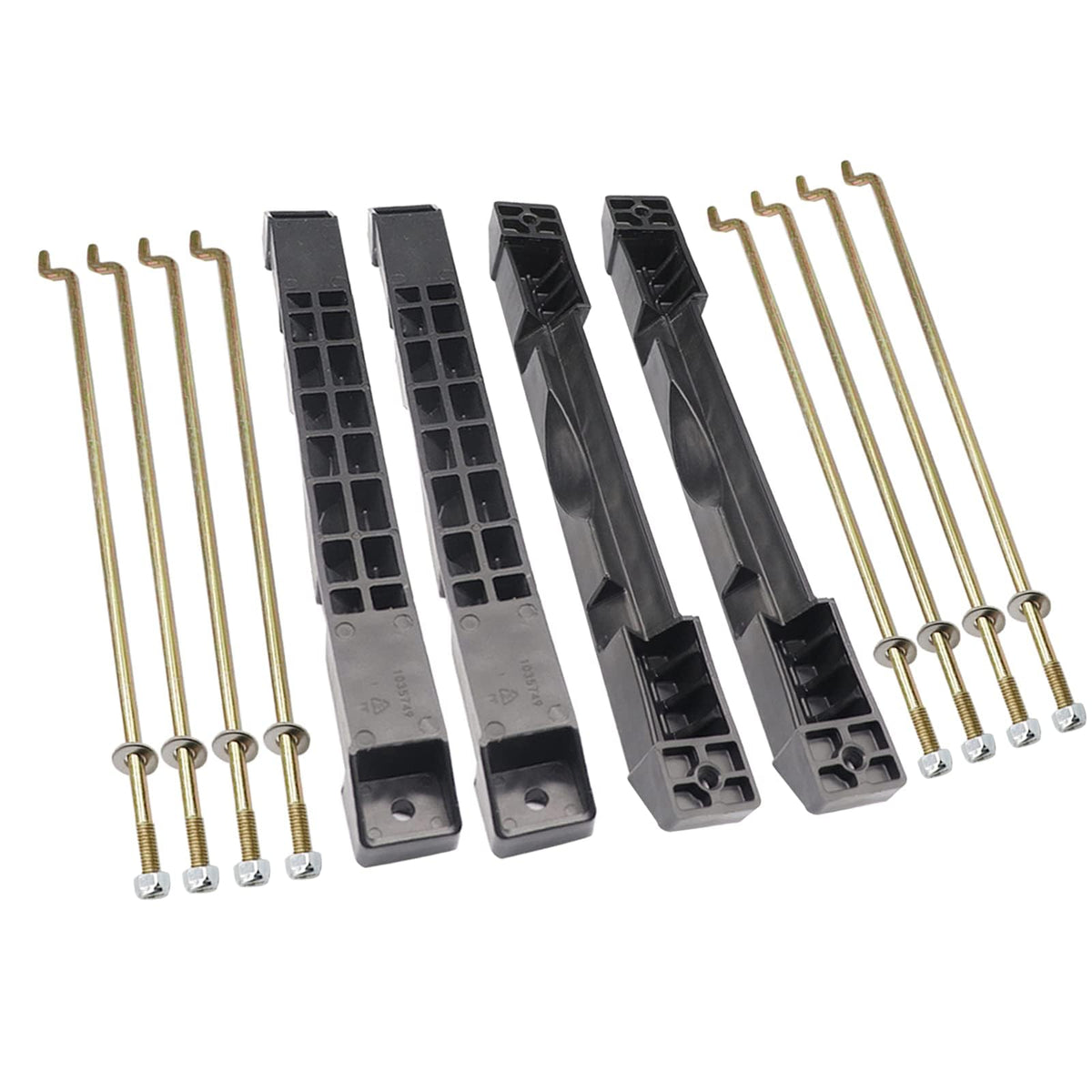 CartClan battery hold down plate ready to stabilize a Club Car DS 12V battery