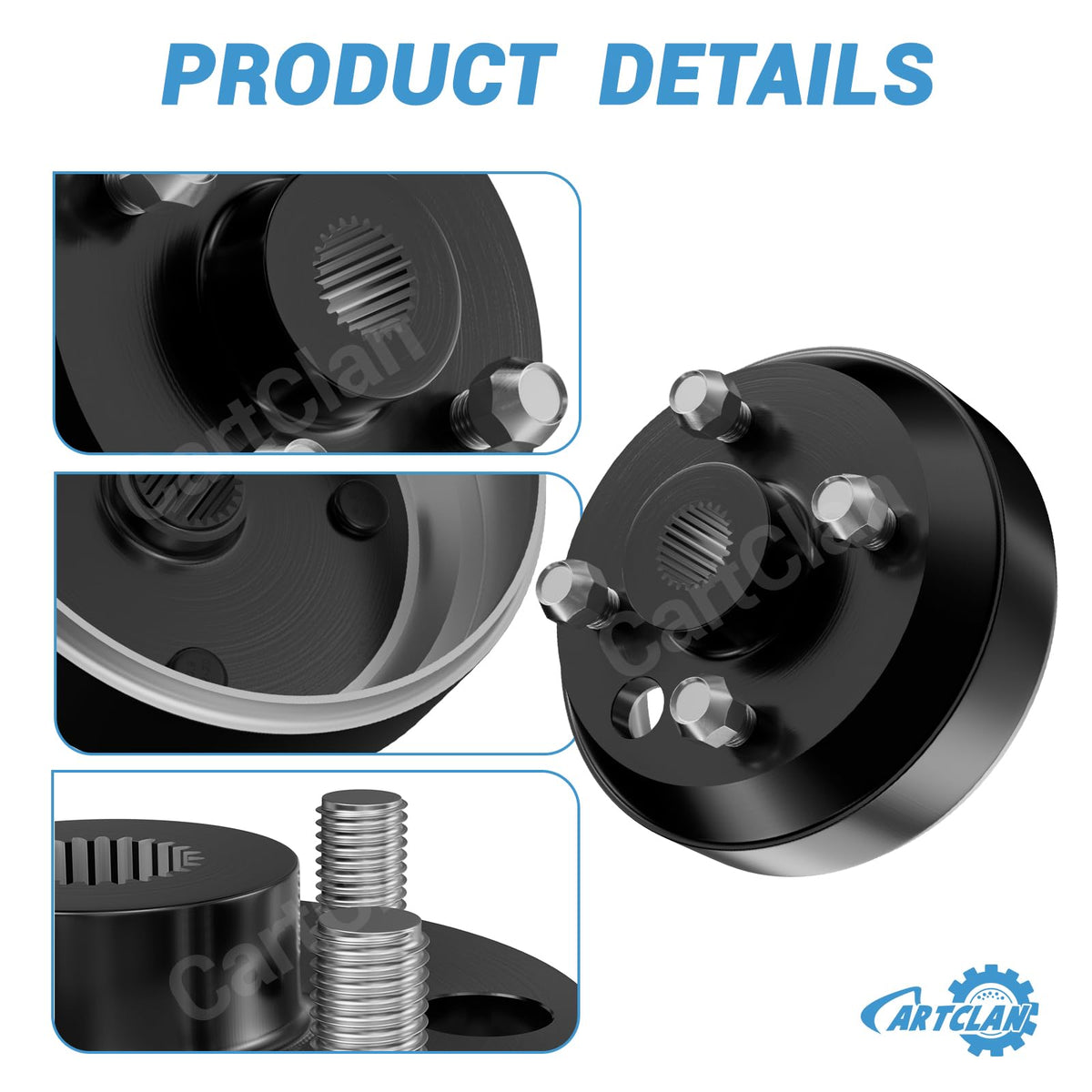 CartClan brake drum compatible with OEM 21807 series and Columbia
