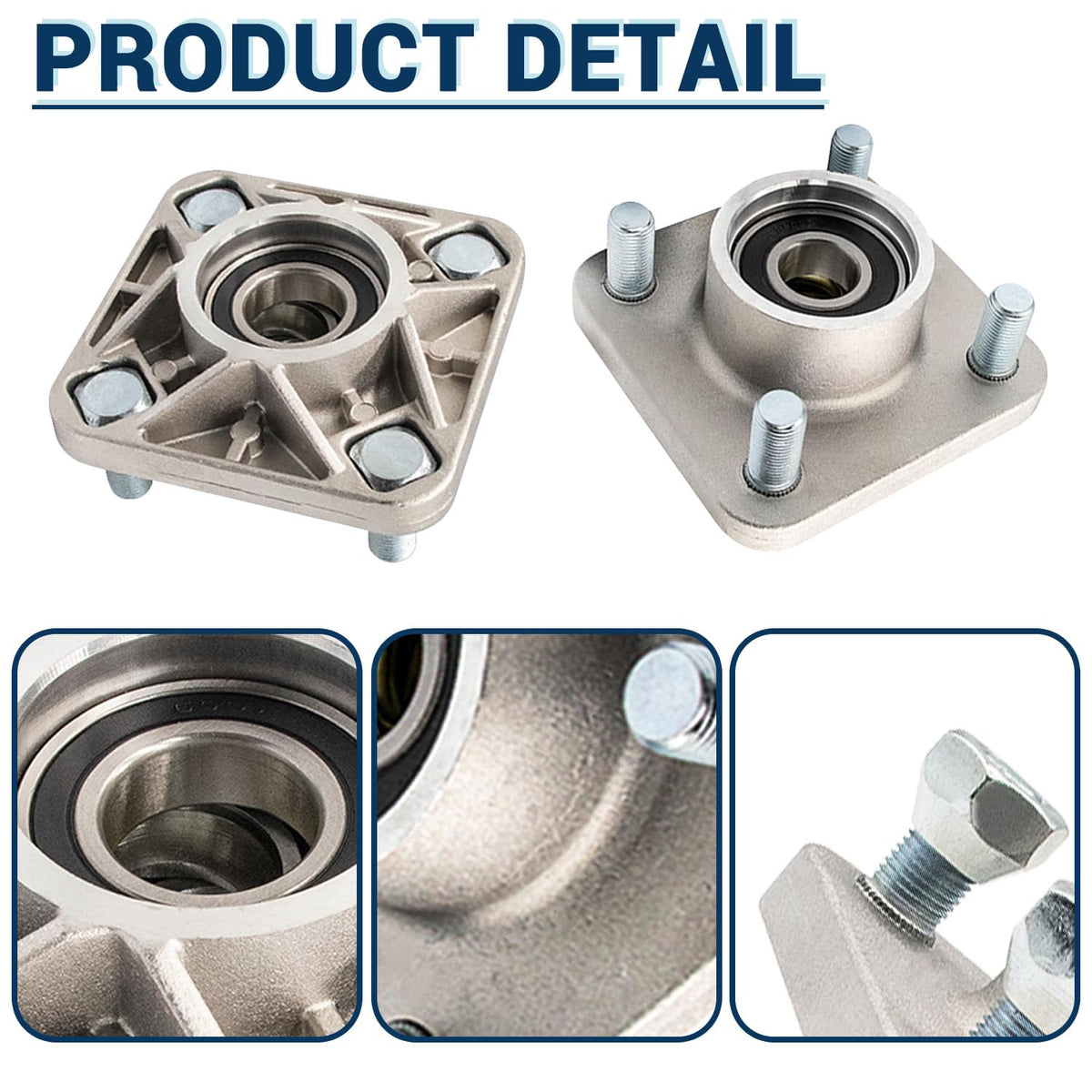 CartClan center cap and hub component shown for a complete upgrade.