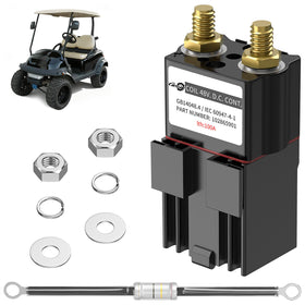 CartClan 48V Club Car solenoid closeup for DS/Precedent models