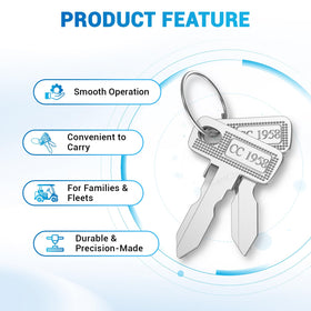 CartClan DS ignition keys for Club Car DS models