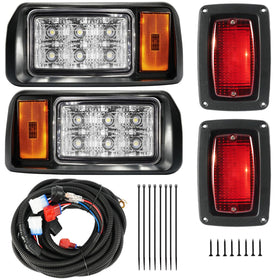 CartClan Club Car DS LED headlights provide factory-style illumination for night driving.