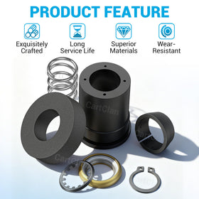 CartClan kit contents featuring bearing assemblies ready for Club Car DS.