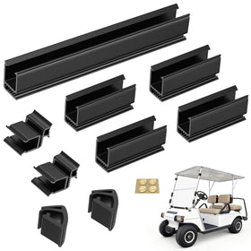 CartClan DS windshield clips kit front view for secure fit