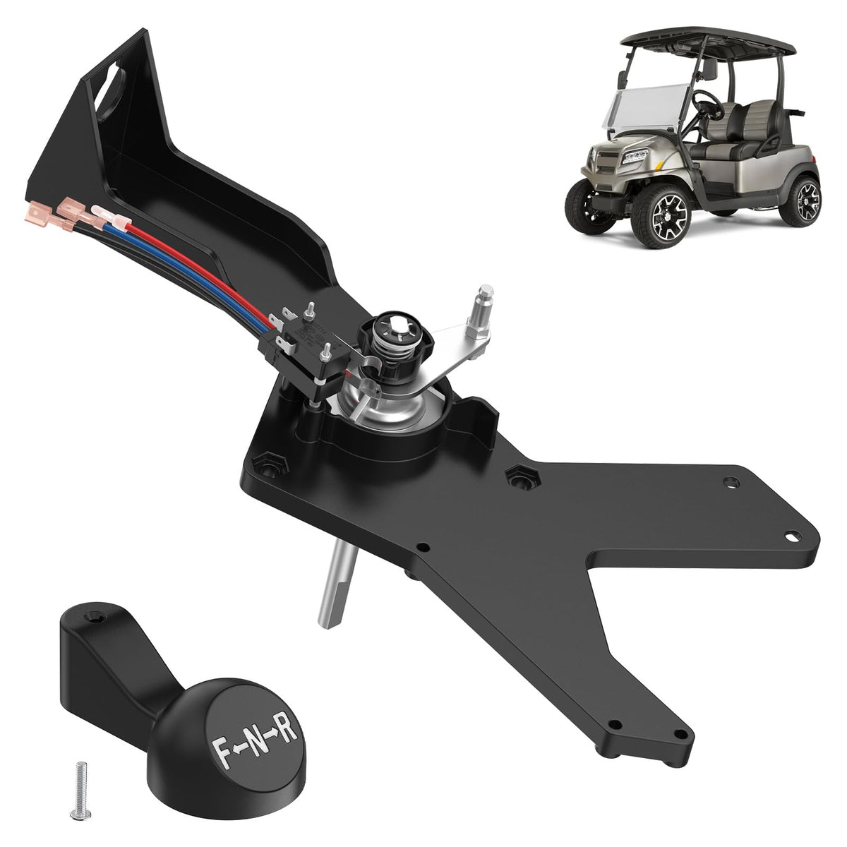 CartClan F&R shifter assembly enables smooth gear changes on Club Car.
