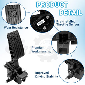 CartClan Club Car Precedent-compatible accelerator pedal installation