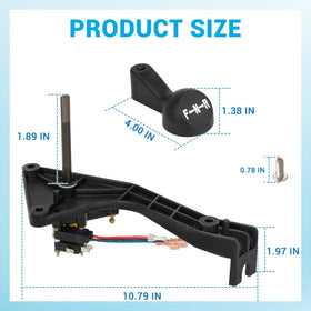 CartClan Club Car Precedent F&R shifter assembly components close-up