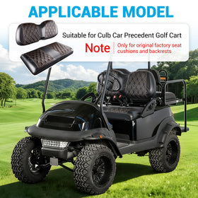 CartClan Club Car Precedent-compatible front seat cover fits snugly for seamless look