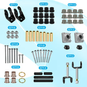 CartClan King pin repair kit supports smoother suspension and reliability.