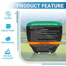 CartClan steering wheel sticker adhesion demo; simple peel-and-stick installation saves time.