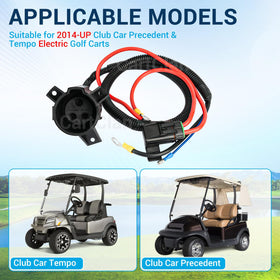 CartClan Club Car Precedent Tempo DC receptacle replacement