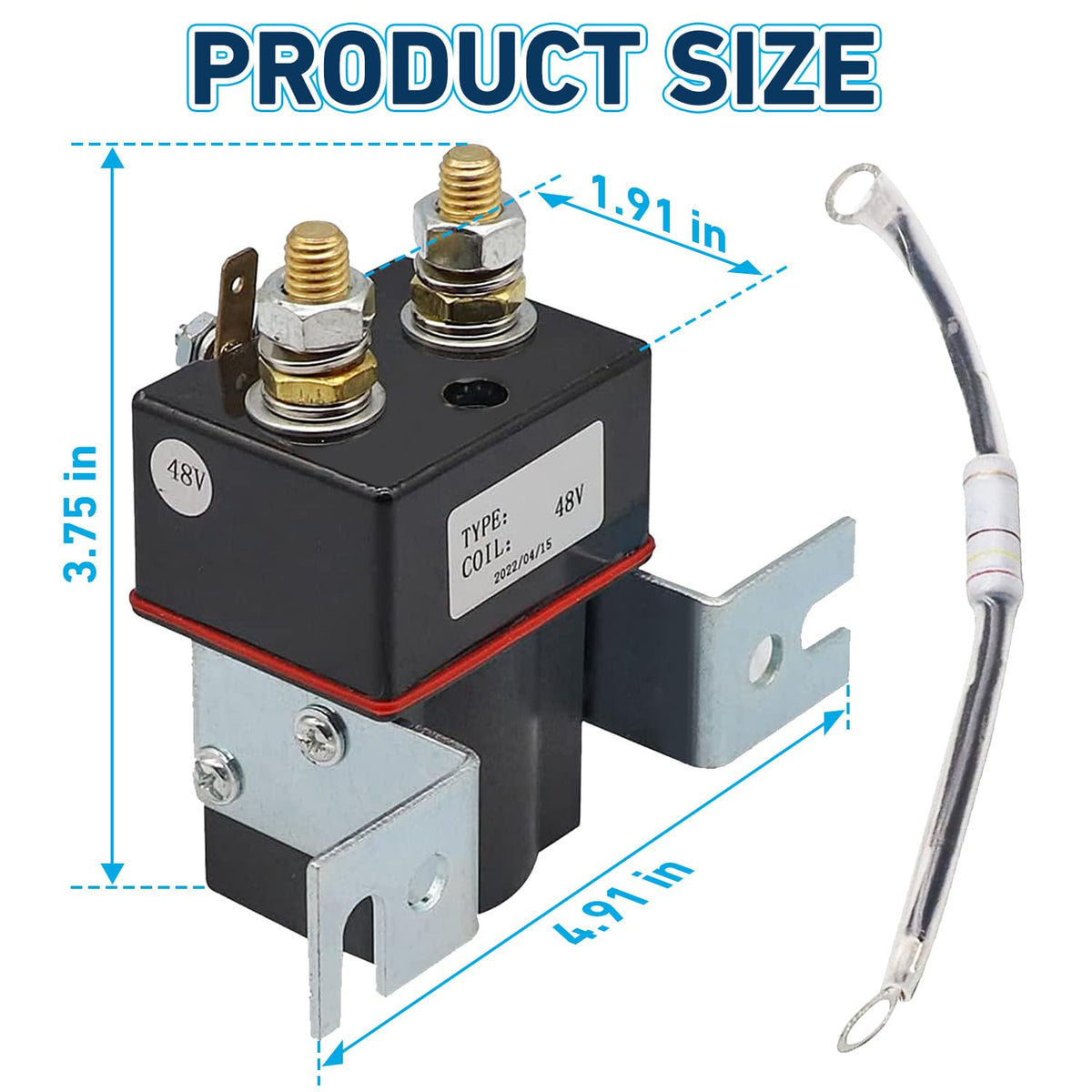 CartClan Club Car solenoid package enables easy installation.