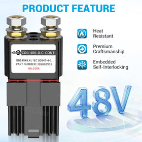 CartClan solenoid installed in golf cart wiring for smooth operation